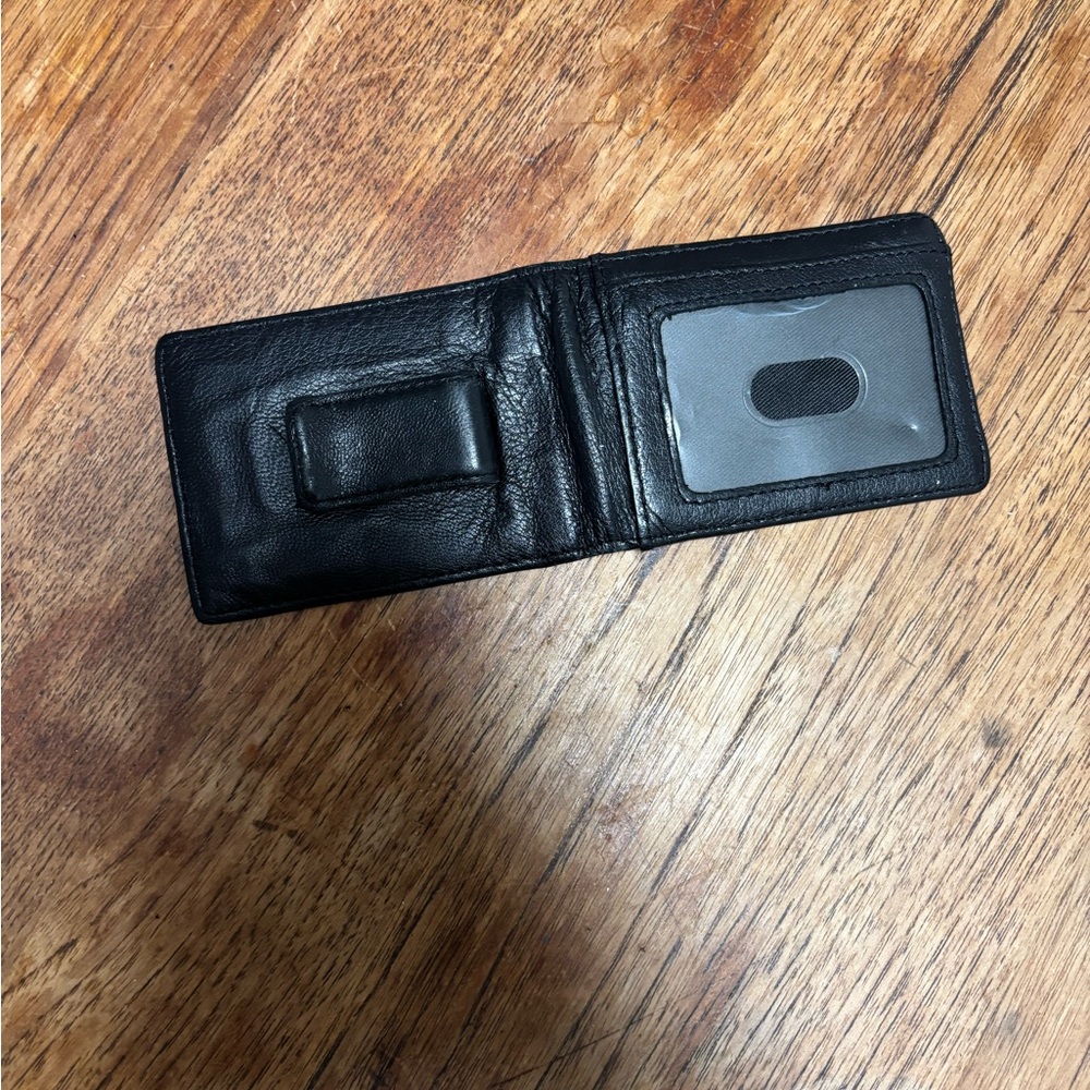 Black Leather Wallet